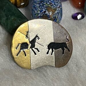 Alpaca Vintage Pendant Brooch